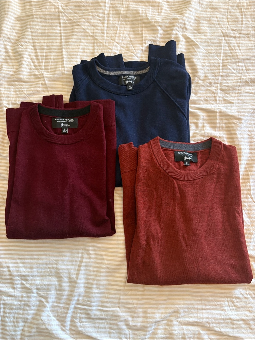 Banana Republic Italian Merino wool sweater bundle